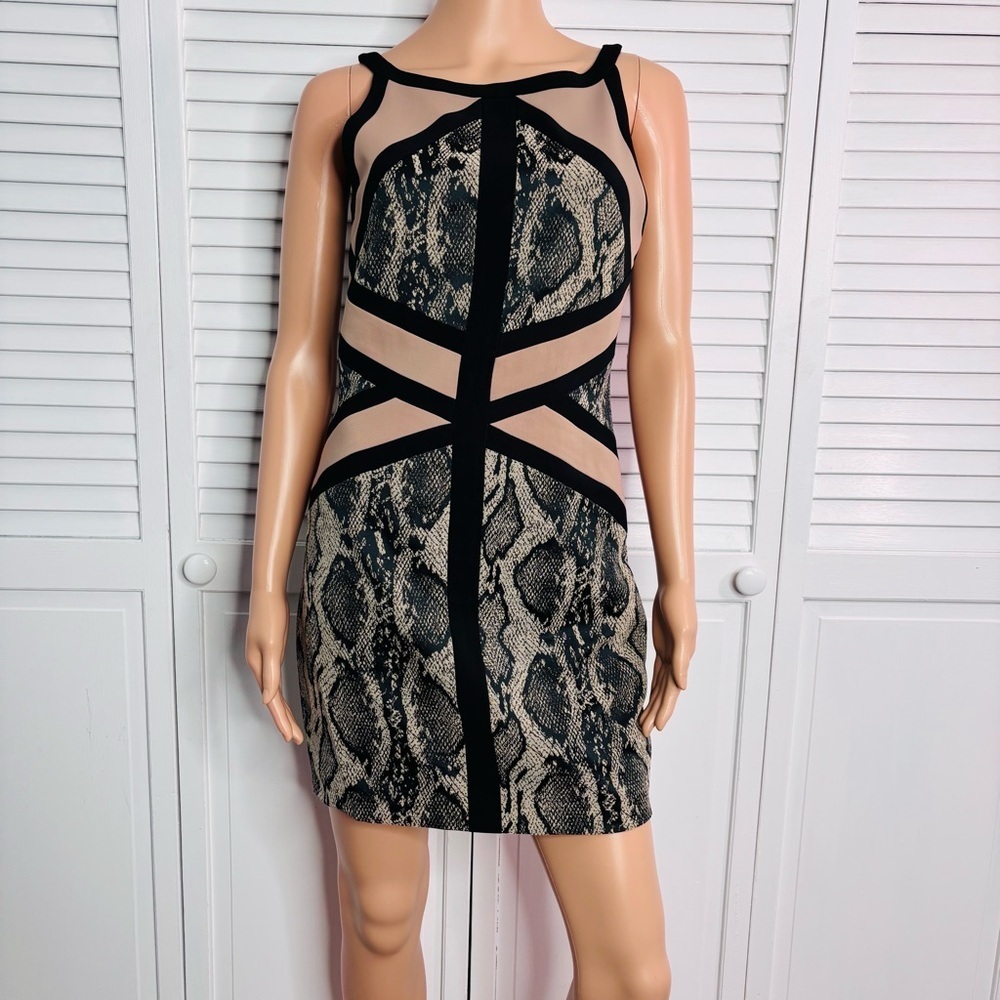 JAY GODFREY Moon Print Block Mini Dress Size 6
